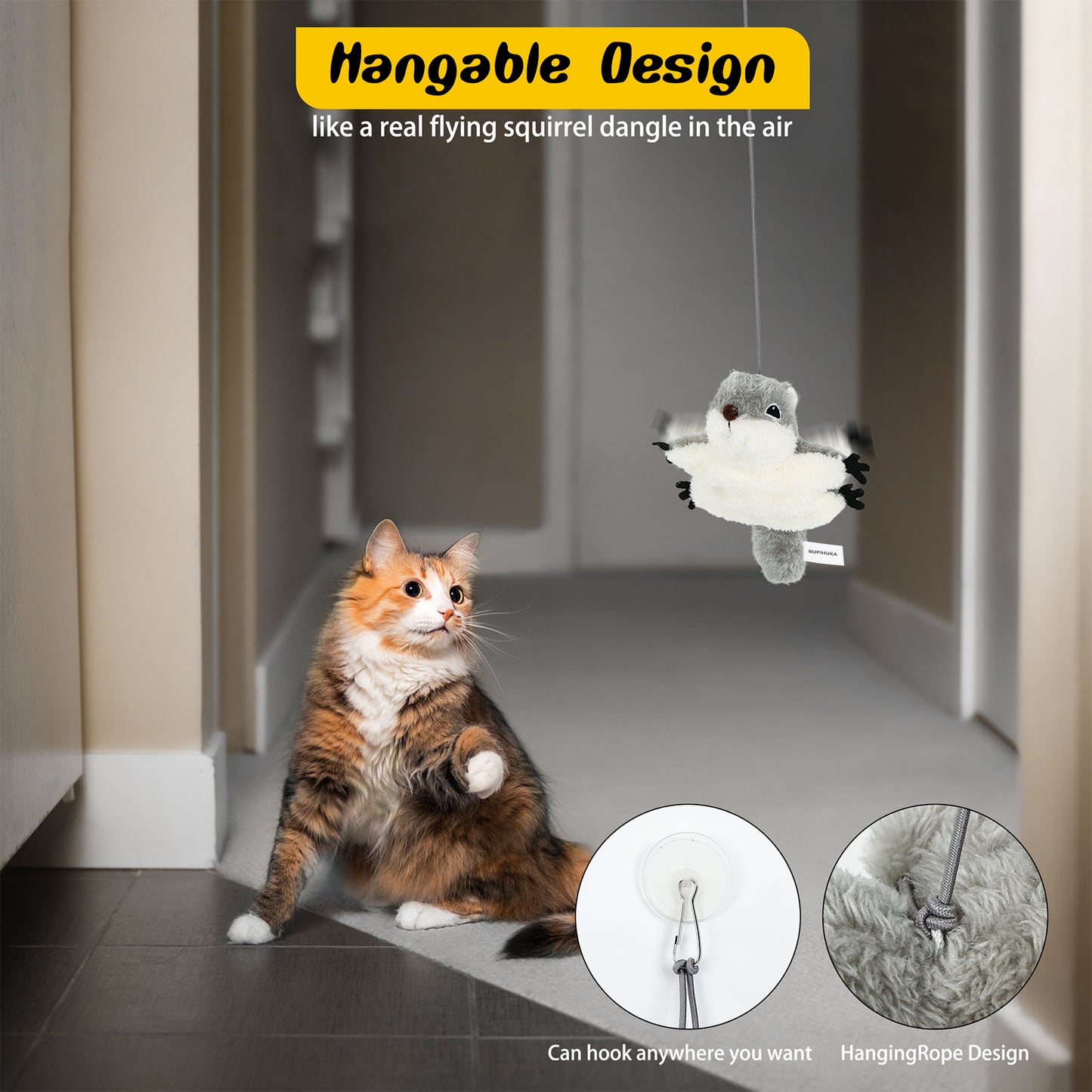 BUPIHUKA Interactive Cat Toy